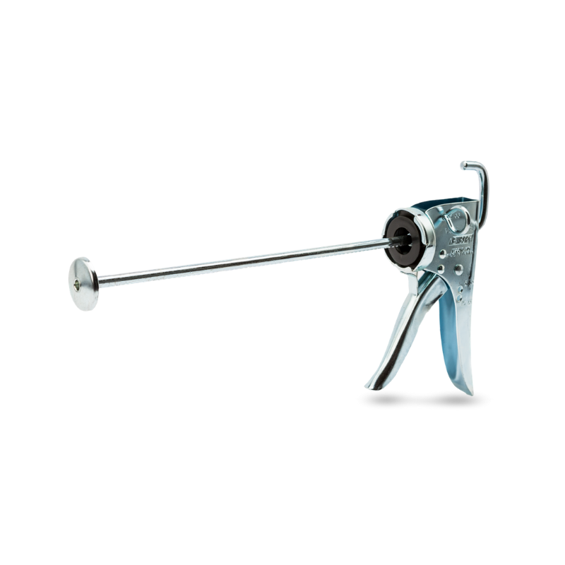 A metal applicator caulking gun used along with ProPreg™ cartridges and applicator tips to administer ProPreg™.